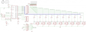 Schematic for Dixie-Narco row driver