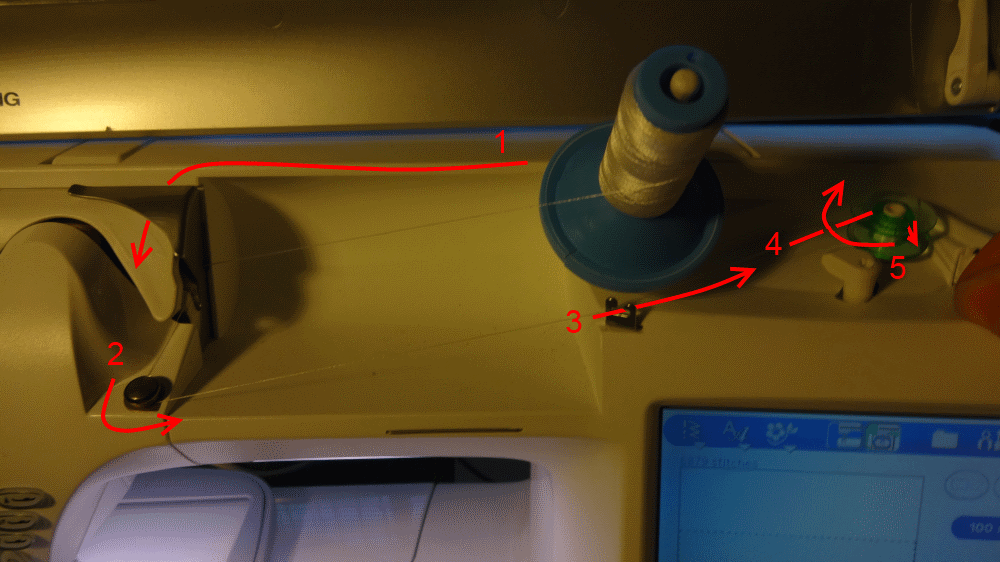 HOWTO Change the Thread on the Husqvarna Designer SE i3Detroit