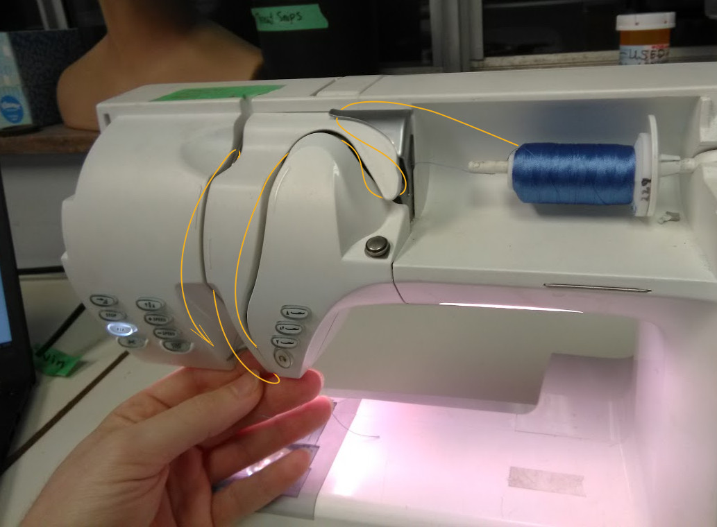 HOWTO Change the Thread on the Husqvarna Designer SE i3Detroit